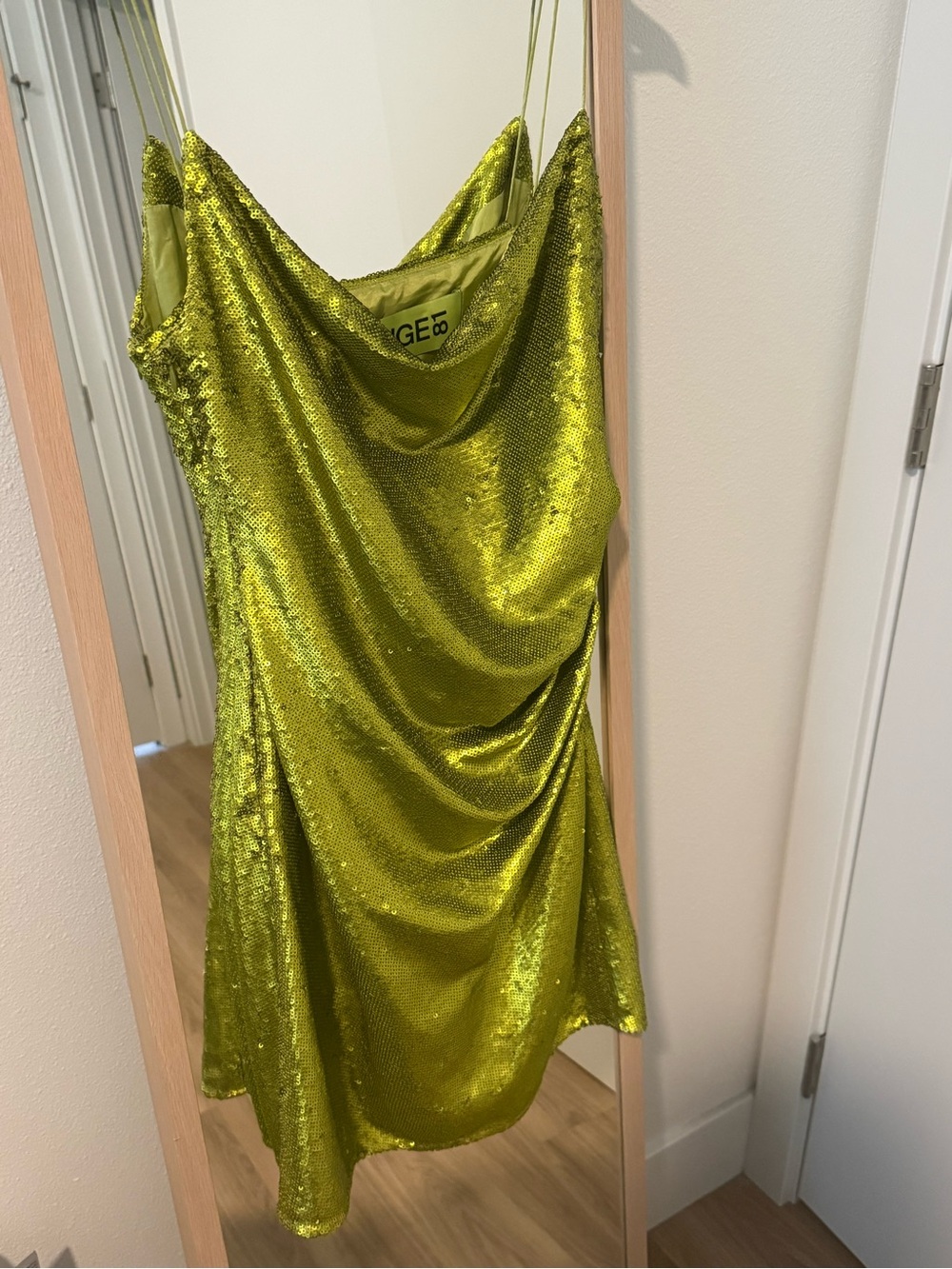Gauge81 Almora green sequin dress NWT - Picture 3 of 5